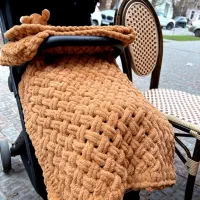 پتو دست بافت الیز پافی|رختخواب، بالش، پتو|تهران, نصرت|دیوار