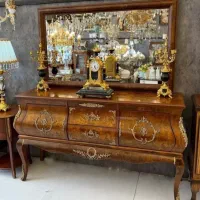 آینه کنسول مازل و معرق کد d77