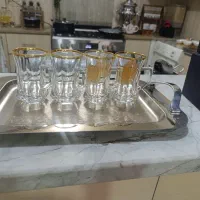 استکان لب طلاورساچه وساده نونو|ظروف سرو و پذیرایی|قم, قلعه کامکار|دیوار