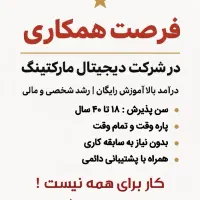 دعوت به همکاری در شرکت معتبر دیجیتال مارکتینگ