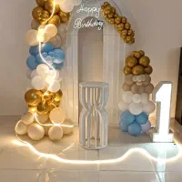 گل آرایی بادکنک آرایی کف استیج