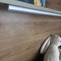 تخت دو طبفه جا دار مناسب کودکان و دارای چراغ خواب|تخت و صندلی بچه|اهواز, گلستان|دیوار