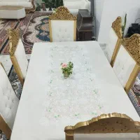 میز ناهارخوری سلطنتی کلاسیک ۶ نفره|میز و صندلی غذاخوری|ایلام, |دیوار