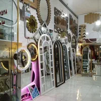 انواع آینه های قدی . بک لایت. دفرمه|آینه|قوچان, |دیوار