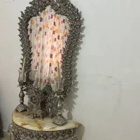 آینه کنسول شمعدانی طرح برنزی|بوفه، ویترین، کنسول|ارومیه, |دیوار