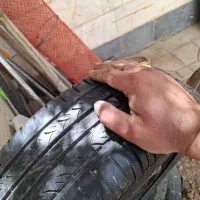 دو عدد لاستیک نو با رینگ