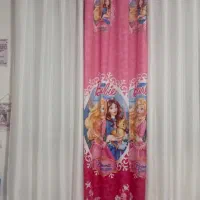 پرده و روتختی کودک ،طرح باربی