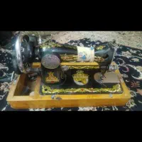 چرخ خیاطی دستی شیر نشان قدیمی