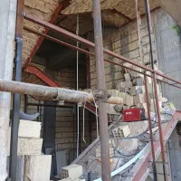 جوشکاری  نبشی کشی و باکس نما و زیر کار راویز و ..