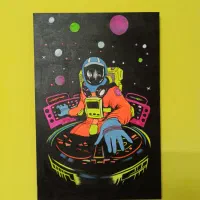 تابلو بلک لایت شبرنگ|تابلو، نقاشی، عکس|فولادشهر, فولادشهر|دیوار