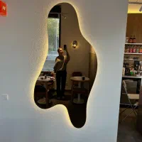 آیینه دفرمه بک لایت وساده|آینه|قزوین, |دیوار