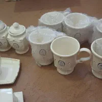 سرویس صبحانه خوری.پیرکس.سینی|ظروف سرو و پذیرایی|شاهین‌شهر, گزبرخوار|دیوار