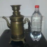 کتری برنجی شکاری هیزمی|کلکسیون اشیاء عتیقه|پردیس, فاز ۶|دیوار