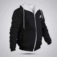 کاپشن مردانه مدل Nike مشکی / پرداخت درب منزل