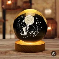 آباژور چراغ خواب شبخواب گوی شفاف کریستالی|چراغ خواب و آباژور|شیراز, فخرآباد (دروازه کازرون)|دیوار