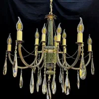 لوستر  تمام برنجی ( فروش ویژه لوستر  به قیمت عمده)|لوستر و چراغ آویز|قم, شهرک قدس|دیوار