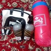 کیسه بوکس دستکش بانداژ