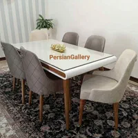 میز نهار خوری میز نهارخوری با صندلی مارشال|میز و صندلی غذاخوری|تهران, گلستان (شهرک راه آهن)|دیوار