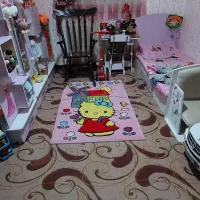 سرویس خواب کامل کودک ، کمد و تخت|تخت و سرویس خواب|سمنان, |دیوار