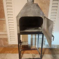 منقل کبابی ذغالی پایه دار