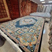 ۹ متری فرش آبی فیروزه ای کد 235|فرش|مشهد, امیر|دیوار