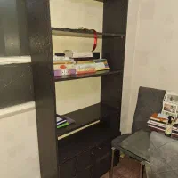 کتابخانه قفسه طبقه بندی  با کمد