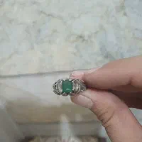 انگشتر زمرد.موزنایت.فیروزه