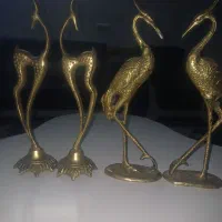 برنز چهار تا مجسمه قو و آهو یک ملیون