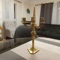 آیینه وشمعدان برنجی