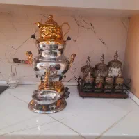 سماور گازی سه کاره ترموکوبل دار ۱۰ لیتری