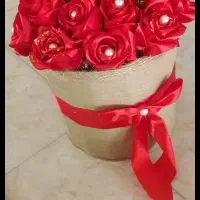 گل روبانی|گل مصنوعی|ورامین, ورامین|دیوار