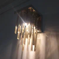 لوستر  کریستالی و دیوار کوب|لوستر و چراغ آویز|رشت, پیرسرا|دیوار
