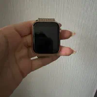 ساعت هوشمند طرح اپل رنگ گلد