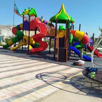 مجموعه بازی پلی اتیلن ۲مبلمان شهری کد۲پارک سرسره