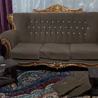 مبل سلطنتی با کاور میز عسلی