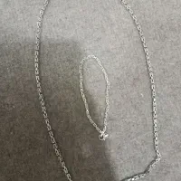 انگشتر و زنجیر نقره