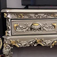 میز تلوزیون منبت کاری شده سنگین|میز تلویزیون|قم, مسجد امام حسن|دیوار