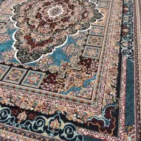 فرش ماشینی ۹ متری جفت سورمه ای|فرش|اصفهان, برزان|دیوار