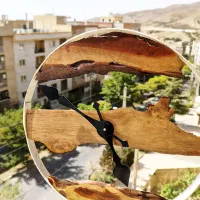 دوربین شکاری - ساعت چوبی روستیک،تابلو معرق|کوهنوردی و کمپینگ|کرج, فاز ۳ گوهردشت|دیوار