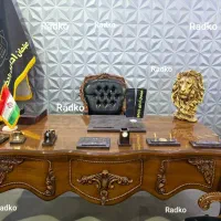 مبلمان اداری کلاسیک مارشال میز خم / جا کتی|مبلمان اداری|تهران, یافت‌آباد|دیوار
