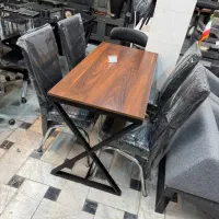 میز و صندلی صدفی فلزی رستورانی نهارخوری پلاستیکی|میز و صندلی غذاخوری|مشهد, عامل|دیوار