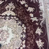 فرش‌۱۲متری‌سالم‌رنگ‌زرشکی