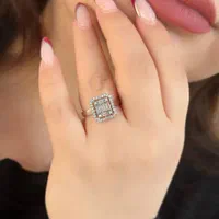 انگشتر نقره قلب کارگاه نقره سازی با روکش طلا کد۱۵۴|بدلیجات|تبریز, |دیوار