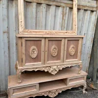 میزآینه‌کنسول پذیرایی‌ و میزتیوی تمام‌چوب