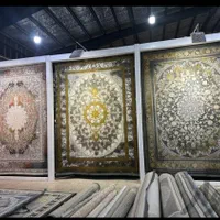 فرش شادنقش مشهد ۱۲۰۰ شانه مدل طلا دلفینی