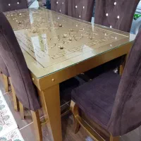 میز نهارخوری ۸ نفر تمیز سالم خوش روخ