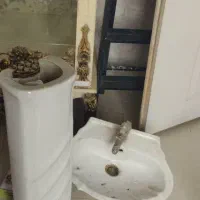 سینگ ظرفشویی و روشویی با شیرهاش|لوازم سرویس بهداشتی|مشهد, جانباز|دیوار