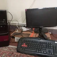 کامپیوتر شامل مانیتور و کیس وکیبورد و اسپیکر|رایانه رومیزی|ملارد, |دیوار