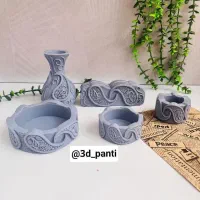 گلدان و هفت سین سنگ مصنوعی|صنایع دستی و سایر لوازم تزئینی|طرقبه, |دیوار