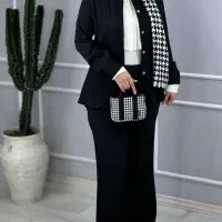 مانتو شلوار مشکی